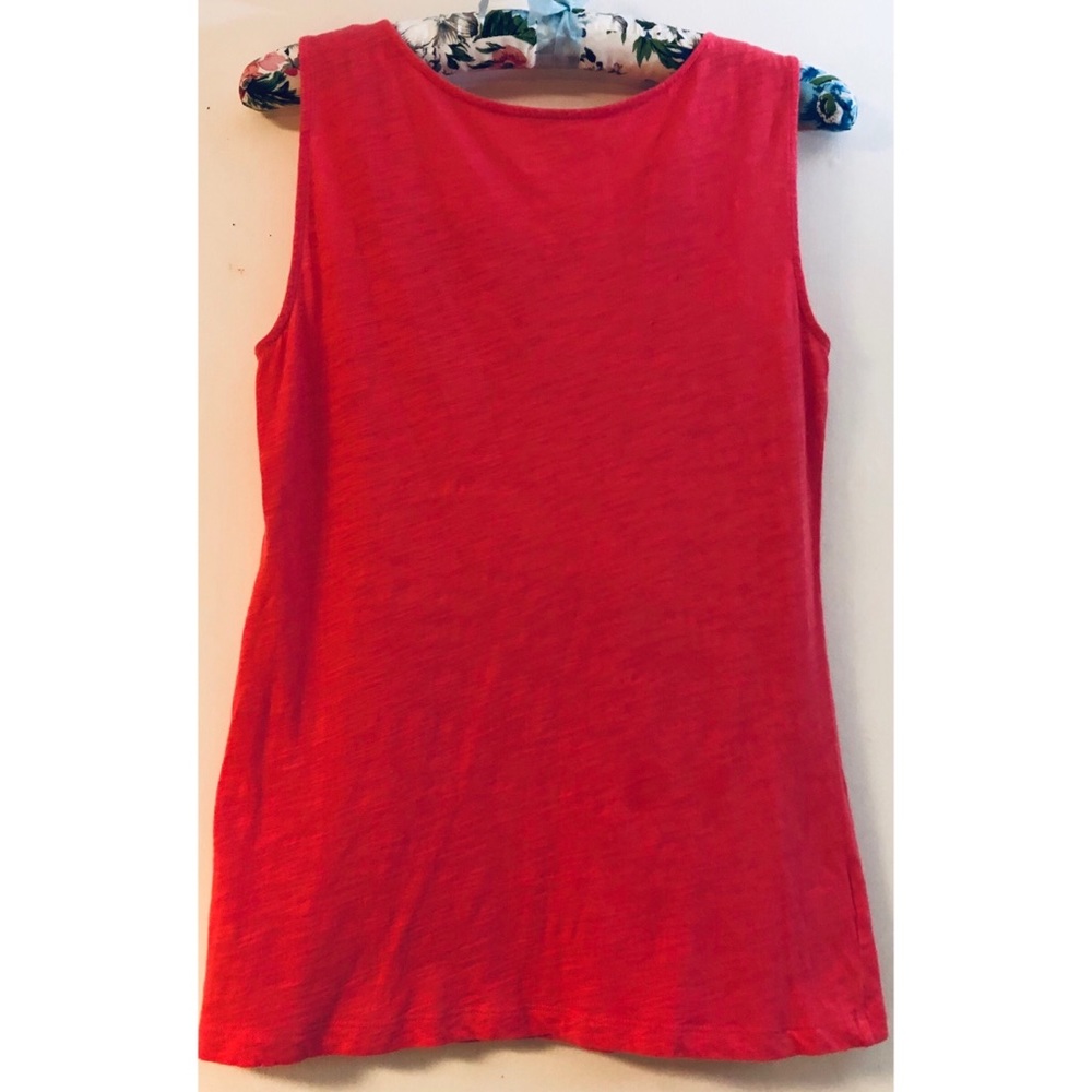 LOFT coral scoop neck tank top - Picture 4 of 4
